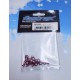 Clips per modelli 1-10 metallic red