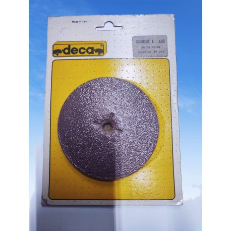 10 dischi carta abrasiva 100 mm
