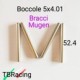 Boccola 5 x 4,01 in acciaio inox