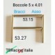 Boccola 5 x 4,01 in acciaio inox