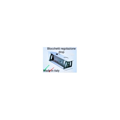Blocchetti regolaione drop  30 MM ( 2 PZ )