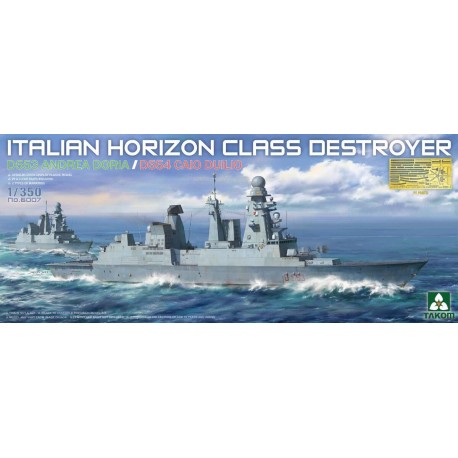 1/350 Italian Horizon Class Destroyer D553ANDREA Doria / D554 Caio Duilio