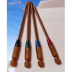 Chiavi per avvitatore 1,5-2,0-2,5-3,0 mm