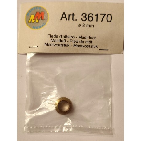 Piede d'albero in ottone mm 8 - Quantità 1