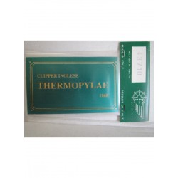 Targhetta ottone Thermopylae 50x87