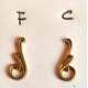 Ornamenti in  ottone 30 F+30 C
