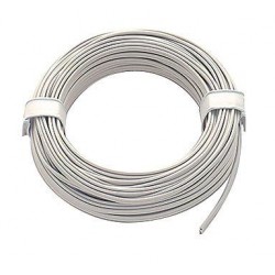 6980 Fleischmann 2-adrige Litze, 2 x 0.19mm, 10m, White/White