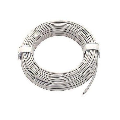 6980 Fleischmann 2-adrige Litze, 2 x 0.19mm, 10m, White/White