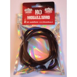 Tubo miscela in silicone nero alte temperature