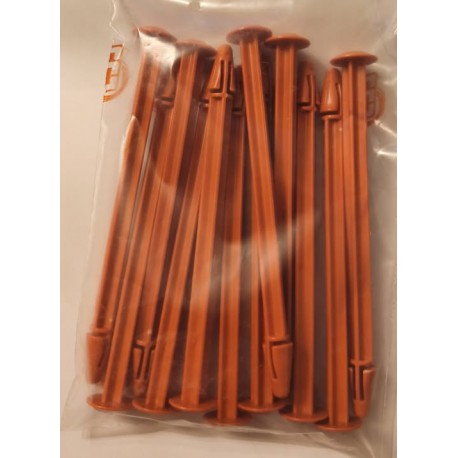 PIN Cerchio – ARANCIO – 12 Pezzi
