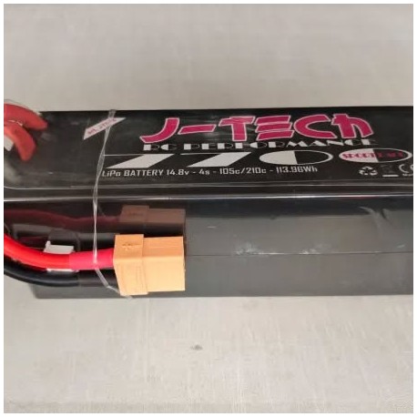 BATTERIA LiPo Hard Case 7700 mAh – 14,8v – 4s – 105c/210c (XT90 Plug)