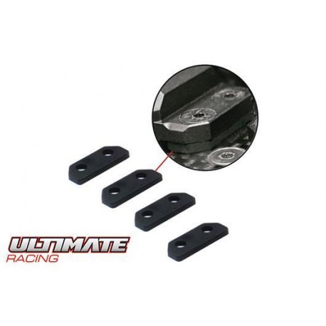 UR1810-R Servo distanziale in gomma antivibrante (4 pezzi)