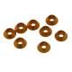 RONDELLA CONICA ALU T. CILINDRICA M3 GOLD (8)