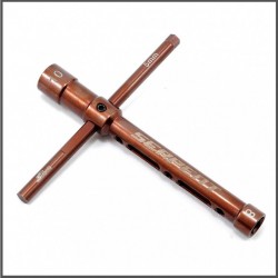 Wrench-glowplug / clutchnut - 10mm long
