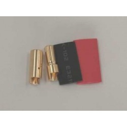 COPPIA CONNETTORE GOLD 5,5MM CON TERMORETRAIBILE