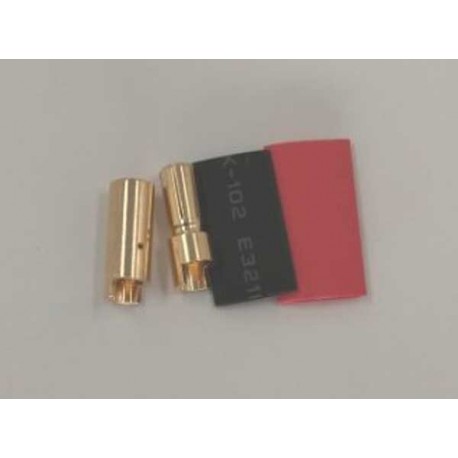 COPPIA CONNETTORE GOLD 5,5MM CON TERMORETRAIBILE