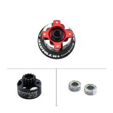 FRIZIONE ALU COMPAK 4 PRO B10 CON CAMPANA FRIZIONE Z13 E CUSCINETTI