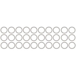 Set di dischi da decimi 8 x 10 (0,1/0,2/0,3,10 pezzi)