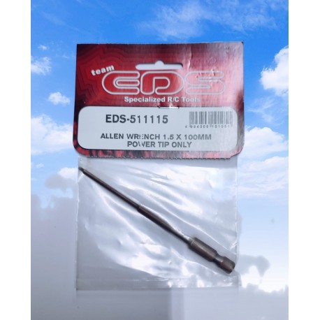 Chiave esagonale per avvitatore 1,5 x 100